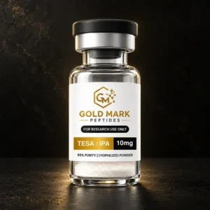 Gold Mark Peptides tesamorelin ipamorelin product vial